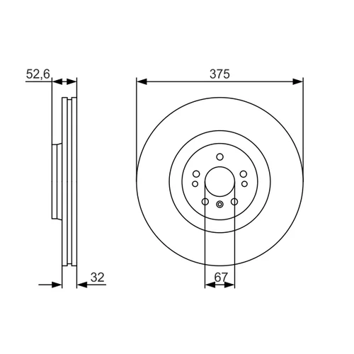 Brzdový kotúč 0 986 479 R31 /BOSCH/ - obr. 4