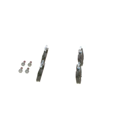 Sada brzdových platničiek kotúčovej brzdy 0 986 494 011 /BOSCH/ - obr. 1