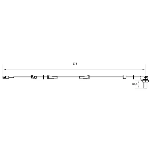 Snímač počtu otáčok kolesa 0 986 594 005 /BOSCH/ - obr. 5
