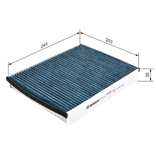 Filter vnútorného priestoru 0 986 628 538 /BOSCH/ - obr. 4