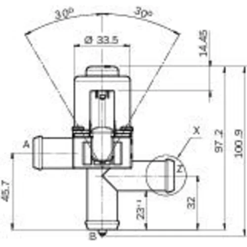 Regulačný ventil chladenia 1 147 412 282 /BOSCH/ - obr. 4