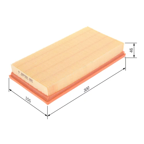 Vzduchový filter 1 457 433 319 /BOSCH/ - obr. 4