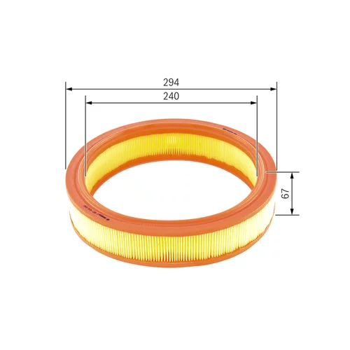 Vzduchový filter 1 457 433 330 /BOSCH/ - obr. 4