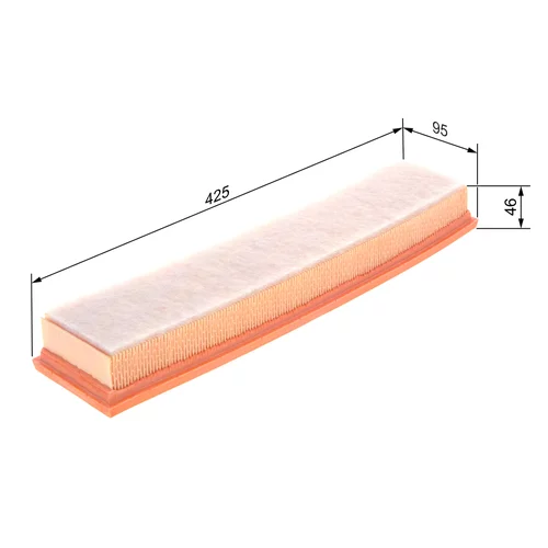 Vzduchový filter 1 457 433 337 /BOSCH/ - obr. 4