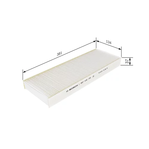 Filter vnútorného priestoru 1 987 432 150 /BOSCH/ - obr. 4