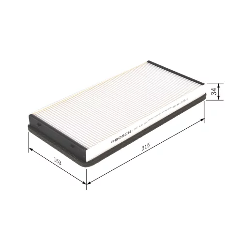 Filter vnútorného priestoru 1 987 432 200 /BOSCH/ - obr. 4
