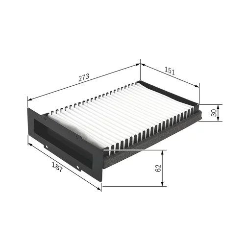 Filter vnútorného priestoru 1 987 432 210 /BOSCH/ - obr. 4
