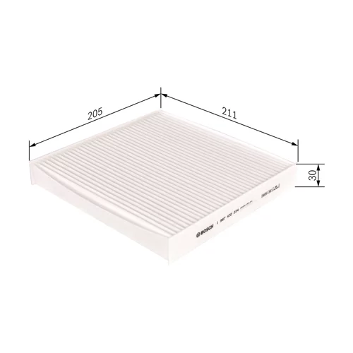 Filter vnútorného priestoru 1 987 432 234 /BOSCH/ - obr. 4
