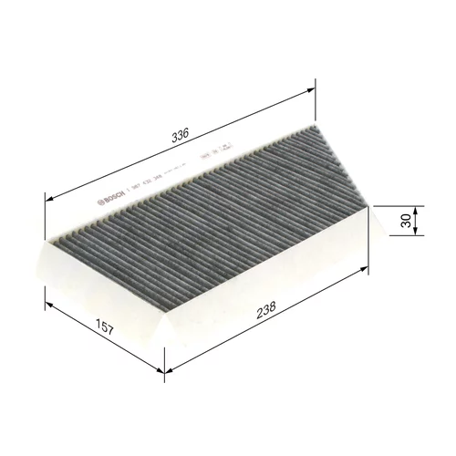 Filter vnútorného priestoru 1 987 432 348 /BOSCH/ - obr. 4