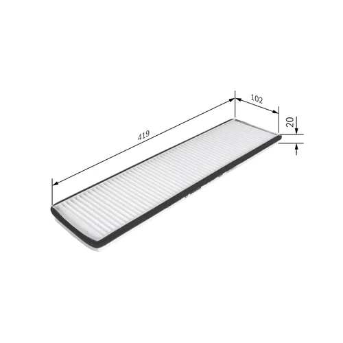 Filter vnútorného priestoru 1 987 435 024 /BOSCH/ - obr. 4