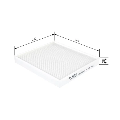Filter vnútorného priestoru 1 987 435 087 /BOSCH/ - obr. 4