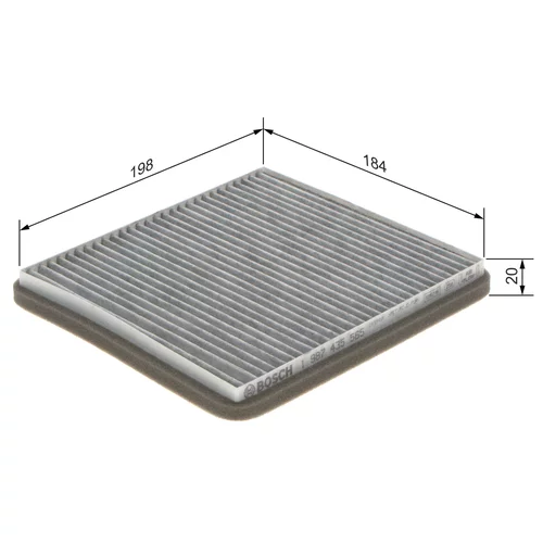 Filter vnútorného priestoru 1 987 435 565 /BOSCH/ - obr. 4