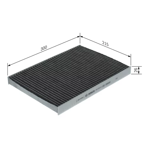 Filter vnútorného priestoru 1 987 435 613 /BOSCH/ - obr. 3