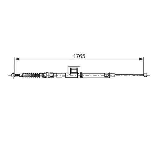 Ťažné lanko parkovacej brzdy 1 987 482 736 /BOSCH/ - obr. 4