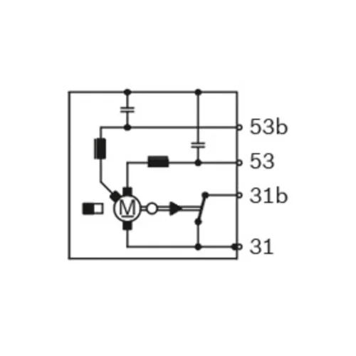 Motor stieračov F 006 B20 050 /BOSCH/ - obr. 5