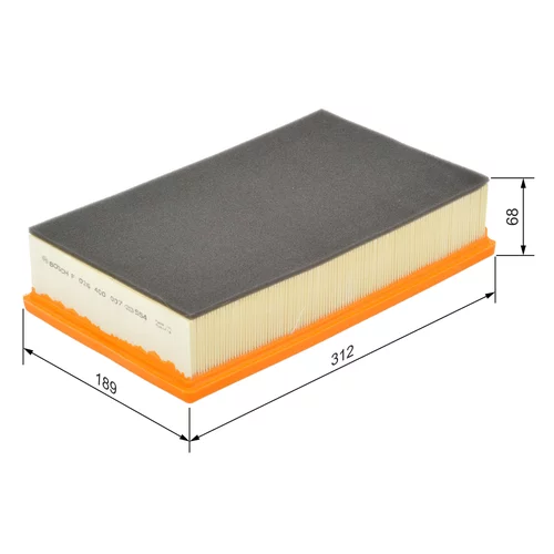 Vzduchový filter F 026 400 007 /BOSCH/ - obr. 4