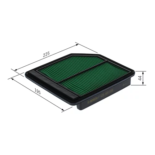 Vzduchový filter F 026 400 098 /BOSCH/ - obr. 5