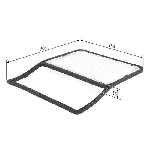 Vzduchový filter F 026 400 227 /BOSCH/ - obr. 4