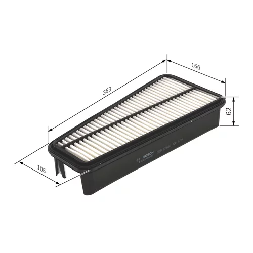 Vzduchový filter F 026 400 302 /BOSCH/ - obr. 4