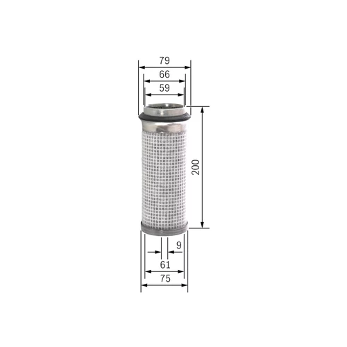 Filter sekundárneho vzduchu F 026 400 335 /BOSCH/ - obr. 4