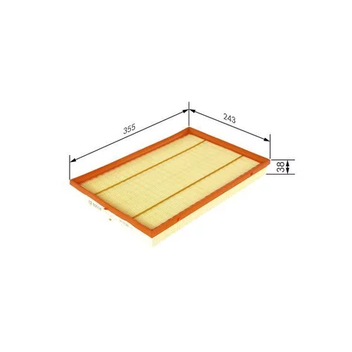 Vzduchový filter F 026 400 381 /BOSCH/ - obr. 4