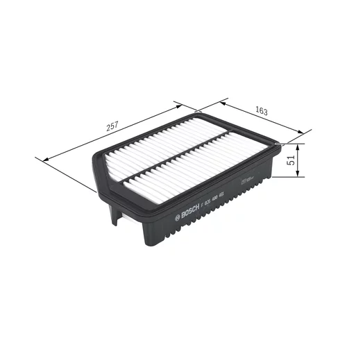 Vzduchový filter F 026 400 481 /BOSCH/ - obr. 4