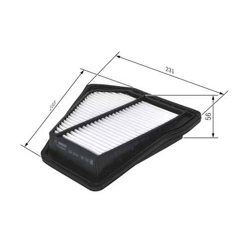 Vzduchový filter F 026 400 494 /BOSCH/ - obr. 4