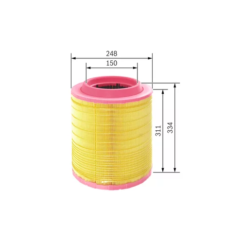 Vzduchový filter F 026 400 499 /BOSCH/ - obr. 4