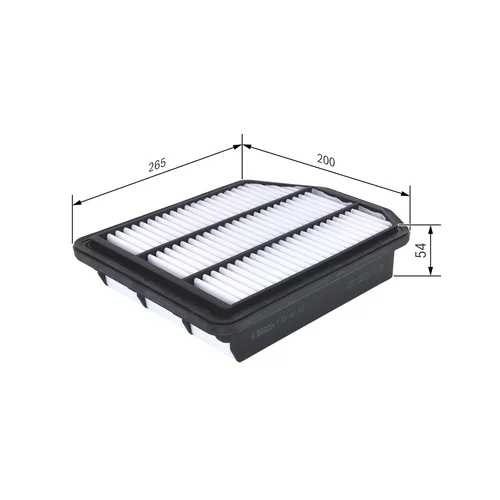 Vzduchový filter F 026 400 522 /BOSCH/ - obr. 4