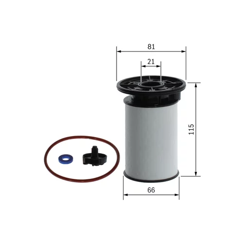 Palivový filter F 026 402 284 /BOSCH/ - obr. 3