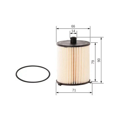 Palivový filter F 026 402 810 /BOSCH/ - obr. 4