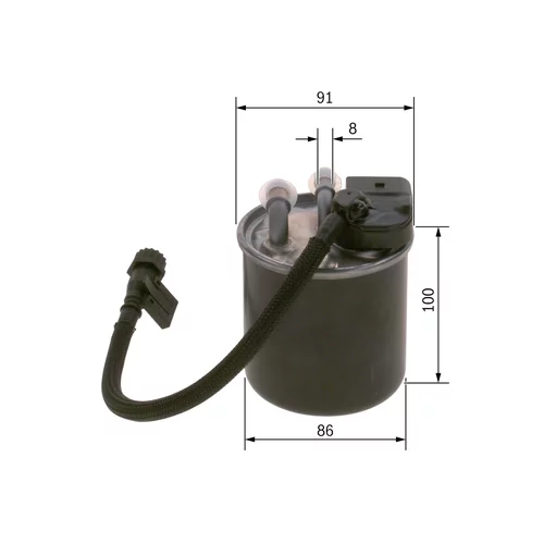 Palivový filter F 026 402 841 /BOSCH/ - obr. 4