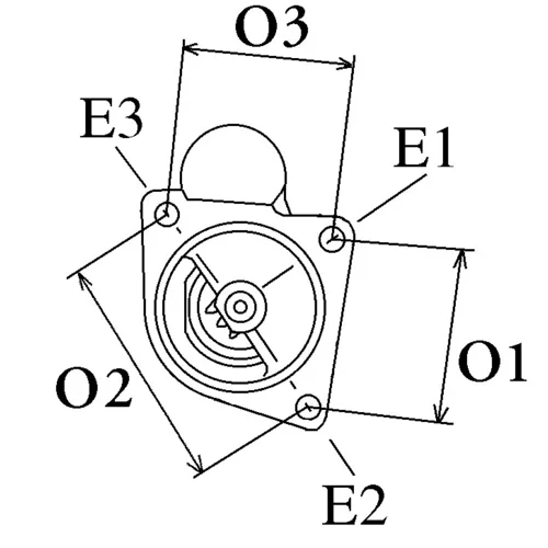 Štartér F 032 112 243 /BOSCH/ - obr. 1