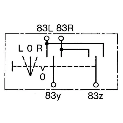 Spínač elektrického otvárania okien 0 343 302 003 /BOSCH/ - obr. 4