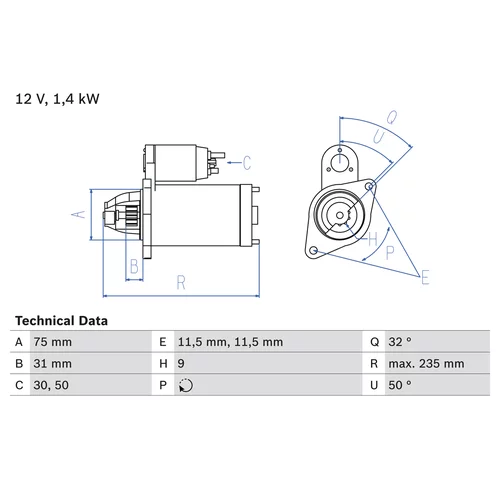 Štartér 0 986 019 840 /BOSCH/ - obr. 4