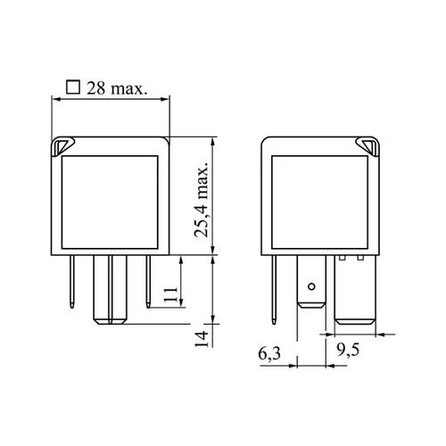 Relé pracovného prúdu 0 986 332 001 /BOSCH/ - obr. 5