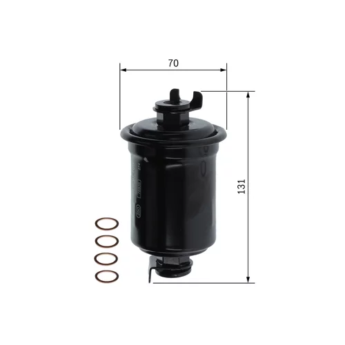 Palivový filter 0 986 450 109 /BOSCH/ - obr. 4