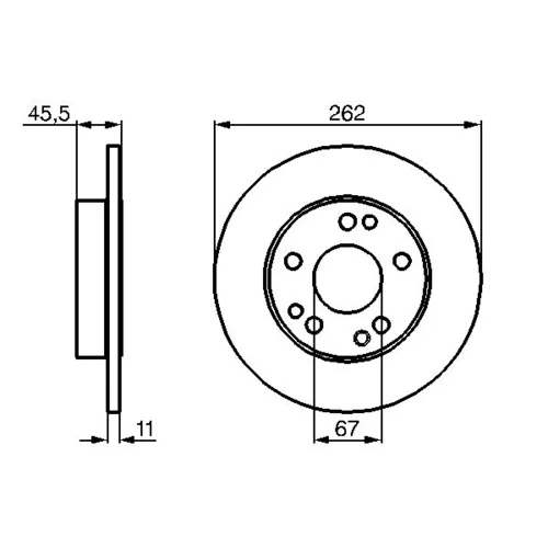 Brzdový kotúč 0 986 478 114 /BOSCH/ - obr. 4