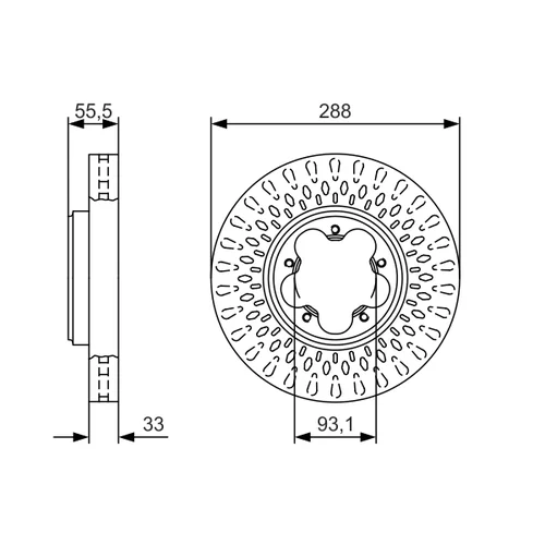 Brzdový kotúč 0 986 479 A49 /BOSCH/ - obr. 4