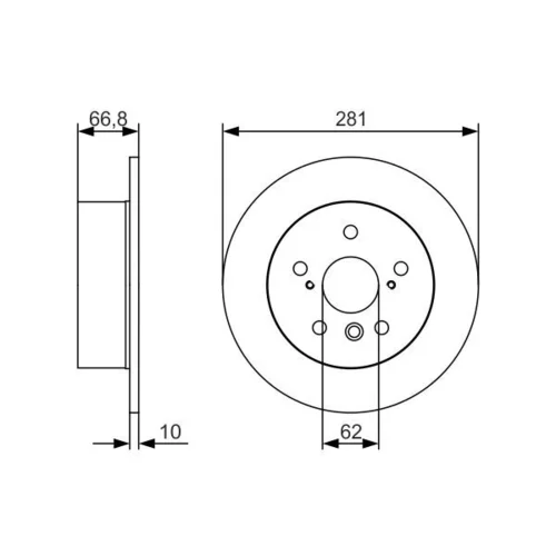 Brzdový kotúč 0 986 479 R06 /BOSCH/ - obr. 4