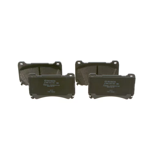 Sada brzdových platničiek kotúčovej brzdy 0 986 494 781 /BOSCH/ - obr. 2