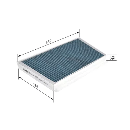 Filter vnútorného priestoru 0 986 628 503 /BOSCH/ - obr. 4