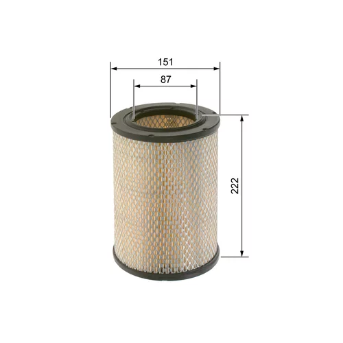 Vzduchový filter 1 457 429 056 /BOSCH/ - obr. 4
