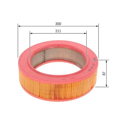 Vzduchový filter 1 457 429 080 /BOSCH/ - obr. 4