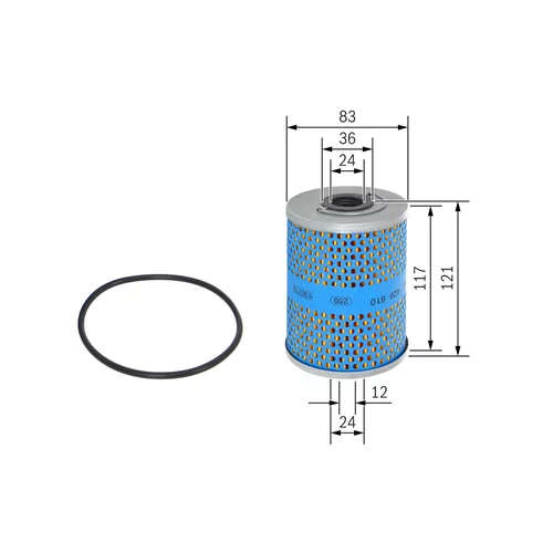 Olejový filter 1 457 429 610 /BOSCH/ - obr. 4