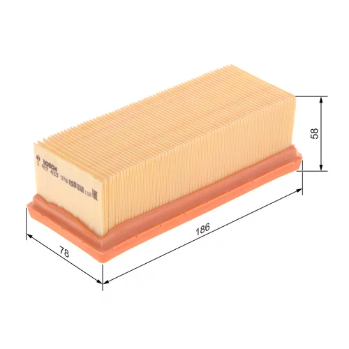 Vzduchový filter 1 457 433 078 /BOSCH/ - obr. 4