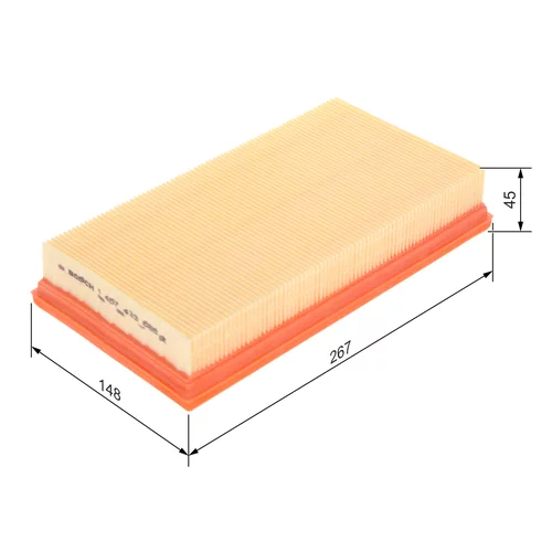 Vzduchový filter 1 457 433 686 /BOSCH/ - obr. 4