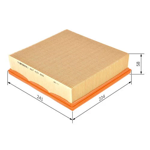 Vzduchový filter 1 457 433 690 /BOSCH/ - obr. 4