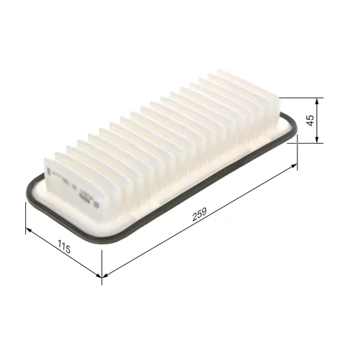 Vzduchový filter 1 457 433 971 /BOSCH/ - obr. 4