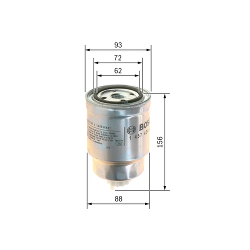 Palivový filter 1 457 434 439 /BOSCH/ - obr. 4